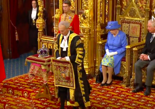 Queen Elizabeth II. bei der diesjährigen Eröffnung des Parlaments