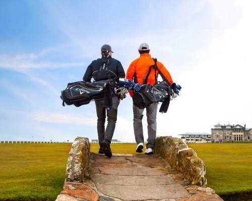 Golfanlage an der Küste Schottlands